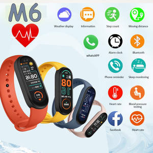 <span class=keywords><strong>M6</strong></span> Smart Watch Mujeres Niños <span class=keywords><strong>Smartwatch</strong></span> Monitor de ritmo cardíaco Deportes Fitness Pulsera para iPhone <span class=keywords><strong>Xiaomi</strong></span> Android Watch - Product Image 3