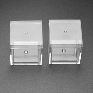 Wholesale 3.3cm Mini Square Transparent <b>Box</b> Ps Food Grade Plastic Jewelry Specimen Collection Square <b>Small</b> <b>Box</b> - Product Image 4