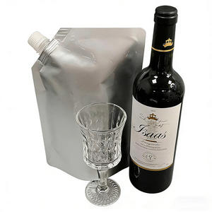 L'emballage d'isolation d'oxygène durable en aluminium de qualité alimentaire tient la poche avec le bec anti-fuite pour la vodka de vin rouge - Product Image 1