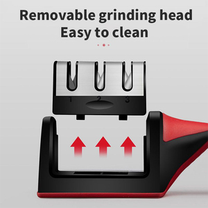 Wdf nhà máy bán buôn dao afiador de faca profissional Whetstone Hướng dẫn sử dụng chuyên nghiệp 3 giai đoạn dao mài - Product Image 4