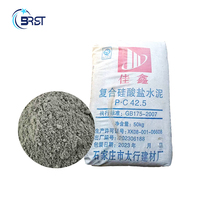 Vente en gros 50kg 42.5 gris blanc de clinker de ciment Portland pour la construction à bas prix à l'exportation