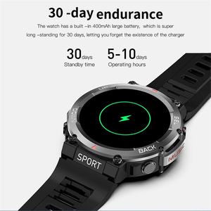 <span class=keywords><strong>Reloj</strong></span> Inteligente <span class=keywords><strong>LEMFO</strong></span> LF33 NFC en Oferta, <span class=keywords><strong>Reloj</strong></span> Inteligente Deportivo para Hombre con Resistencia al Agua IP68, Reproductor de Música, Llamadas, Pantalla HD de 1.39 Pulgadas y 360*360, Batería de 400 mAh - Product Image 2