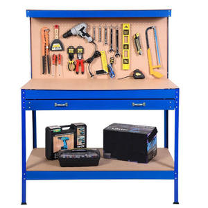 متعددة الوظائف الثقيلة الصلب المرآب درج طاولة خشبية <span class=keywords><strong>DIY</strong></span> منضدة - Product Image 1