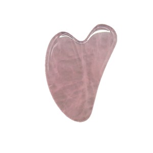 Tabla Gua Sha <span class=keywords><strong>de</strong></span> Cuarzo Rosa <span class=keywords><strong>Jade</strong></span> en Forma <span class=keywords><strong>de</strong></span> Corazón para Belleza Facial y Ocular, Uso Comercial, Venta al por Mayor, Placa para Dedos - Product Image 5