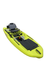 Kayak de pêche à pédales Itoo, prix de gros, 12 pieds, moteur électrique, matériau HDPE, capacité 180 kg, pagaie à pied, garantie 3 ans, lacs