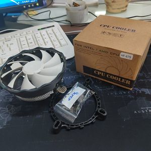 Ventilateur de refroidissement CPU 12 cm 120x120x25 mm à LED cinq couleurs silencieux pour processeur - Product Image 2