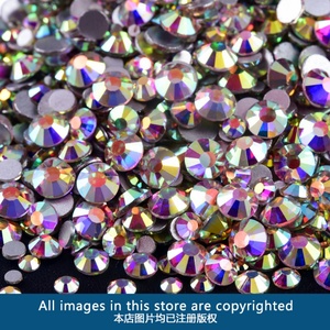 OLeeya Vente en gros de strass non fixés à dos plat, 400 couleurs, 20 grammes, 100 grammes, 200 grammes, SS6 à SS20, en vrac mixte pour le bricolage - Product Image 2