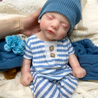 Adorables poupées bébés garçons en silicone de 18 pouces, peau réaliste au toucher, poupées interactives pour tout-petits