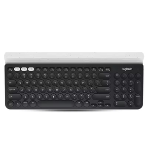 Clavier sans fil optique multi-appareils Logitech K780, disposition pleine taille, clavier de bureau ergonomique - Product Image 1