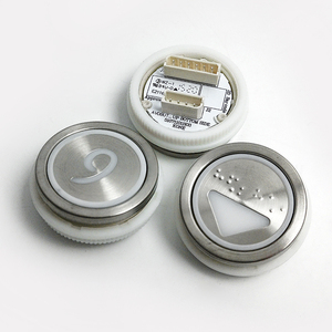 Aufzug-Ruftasten aus Stahl, Aufzug-Touch-Tastenschalter, Aufzug-Türdrucktasten KDS50 für Hotels, Apartments und Aufzüge - Product Image 3
