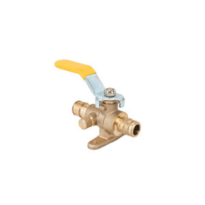 <strong>WIRSBO</strong> Drop Ear Ball Valve W/DRAIN 1/2" Long Handle Ball Valve - Product Image 3