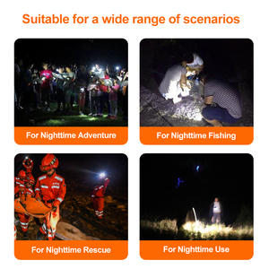 Xách Tay 3W LED Có Thể Sạc Lại Đèn Pha Độ Sáng Cao Không Thấm Nước IP54 500M Có Thể Điều Chỉnh Chùm Công Nghiệp Câu Cá Đêm Khai Thác Mỏ - Product Image 2