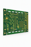 Circuit imprimé Rogers double face personnalisé, épaisseur 1,575 mm, haute fréquence RF/Micro-ondes, finition de surface ENIG, cuivre 30 µm, 50x60 mm, OEM/ODM