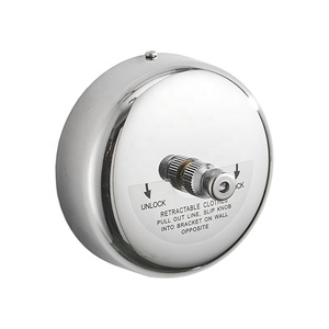 Tendedero <span class=keywords><strong>de</strong></span> <span class=keywords><strong>pared</strong></span> enrollable para exterior, <span class=keywords><strong>de</strong></span> acero inoxidable, retráctil y extensible, organizador metálico, venta al por mayor - Product Image 2