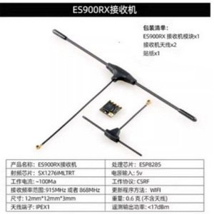 Receptor FPV Happymodel <span class=keywords><strong>Mini</strong></span> ES900RX de Largo Alcance 915/868Mhz ELRS, Accesorios de Plástico para Control Remoto de Drones - Product Image 2