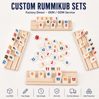 Jeu de dominos Rummy transfrontalier pour 4 personnes, jouet éducatif, jeu de société interactif parent-enfant, dominos en mélamine