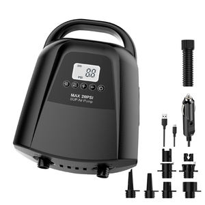 Bomba de aire eléctrica recargable de alta presión, <span class=keywords><strong>inflador</strong></span> portátil digital, doble etapa, inteligente - Product Image 1