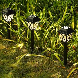 Paquete de 6 luces LED solares para jardín, impermeables, para exteriores, iluminación blanca cálida para patio, paisaje, jardinera, camino, decoración navideña - Product Image 2