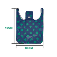 Sac fourre-tout pliable extensible Grand sac d'épicerie en polyester pliable réutilisable Sacs à provisions