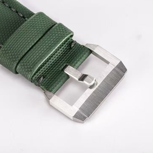 Reloj de Hombre con Esfera Verde, Bisel de Cerámica con Cristal de Zafiro, Resistente al Agua hasta 300 m, Caja de Acero Cepillado, Correa de Tela Verde, MOQ Bajo, Gran Venta - Product Image 6