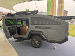 Caravane pliable légère tout-terrain DECAMP CARAVAN 4x4, imperméable, moderne, extensible, pour 4 personnes, avec suspension indépendante - Product Image 2