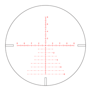 <span class=keywords><strong>Vector</strong></span> Optics Continental x6 4-24x50 FDE mira telescópica táctica de largo alcance - Product Image 5