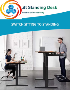 Escritorio de Oficina de Diseño Moderno con Altura Ajustable por Motor Dual, Tecnología que Ahorra Espacio para Hábitos de Trabajo Saludables - Product Image 6