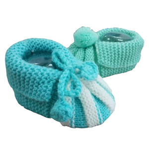 Zapatitos <span class=keywords><strong>de</strong></span> Bebé <span class=keywords><strong>de</strong></span> Algodón <span class=keywords><strong>de</strong></span> Lujo Personalizados, Calcetines <span class=keywords><strong>de</strong></span> <span class=keywords><strong>Lana</strong></span> para Recién Nacidos, con Pompones, Invierno, Tejidos, Casuales y Lindos - Product Image 6