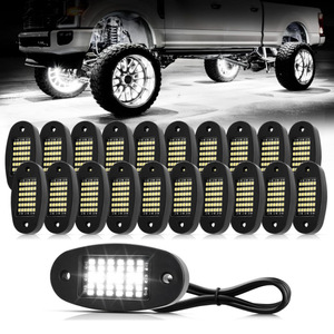 <span class=keywords><strong>Feux</strong></span> LED pour voitures Rock Lights Pure White F30 Baja Light Off-Road Gx470 Watermelon 10ème génération Silverado Hilux, ampoules LED pour voitures W203, accessoires de bar - Product Image 1