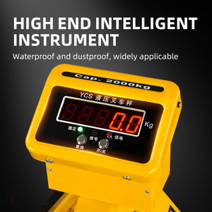 2ton 3ton bơm thủy lực Tích hợp tay Xe tải Pallet Chất lượng cao của nhãn hiệu Pallet Jack với quy mô điện tử - Product Image 4