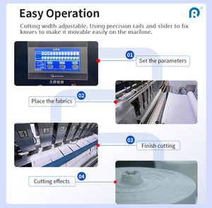 เครื่องตัดผ้าไม่ทอแบบอัลตราโซนิกควบคุมด้วย PLC อัตโนมัติประสิทธิภาพสูง พร้อมมอเตอร์แบริ่ง 220V - Product Image 5