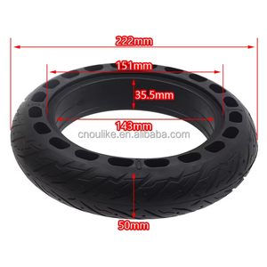 Neumático Sólido de Panal de Abeja de 9 Pulgadas 9*2 Compatible con Patinetes Eléctricos <span class=keywords><strong>Ninebot</strong></span> E22 E25 E45, Accesorios de Neumáticos de Goma Sólida 9x2 - Product Image 6