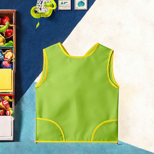 Tablier de Peinture Sans Manches Imperméable Personnalisé avec Logo pour Enfants, Idéal pour la Salle de Classe et les Activités Créatives - Product Image 3