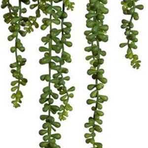 Plante suspendue artificielle de type Gasper Sedum, haute simulation, environ Pot en plastique vert foncé de 55 cm, 11x13 cm, pour usage intérieur - Product Image 3