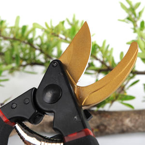 Tijeras de podar para jardín, tijeras manuales con hoja de 55mm, acero inoxidable para ramas gruesas, diámetro de corte de 20-30mm, color negro - Product Image 3