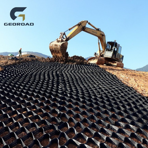 Grilles géocellulaires en plastique HDPE Georoad TGLG pour allées, stabilisation des sols routiers, murs <span class=keywords><strong>de</strong></span> soutènement, écologiques, garantie 5 ans - Product Image 6