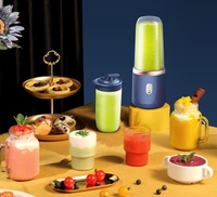Mélangeur personnel pour shakes et smoothies, mixeur portable, presse-agrumes USB rechargeable avec 6 lames, 1/2 tasses
