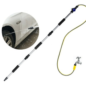 Spruzzatore a getto d'acqua multiuso per spruzzatore per tubo flessibile con bacchetta per auto in schiuma di cannone con schiuma spazzola per lavaggio per scopa spruzzatore d'acqua pistola per lavaggio auto - Product Image 4