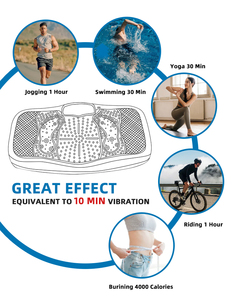 Plataforma <span class=keywords><strong>Vibratoria</strong></span> Vertical Eléctrica para Uso Doméstico, Máquina de Ejercicios para Pérdida de Grasa Abdominal - Product Image 6
