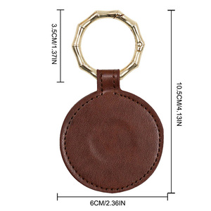 En stock, clip magnétique puissant pour chapeau, clip rond en cuir pour chapeau, accessoire de voyage en plein air, clip anti-perte pour chapeau de voyage estival. - Product Image 2
