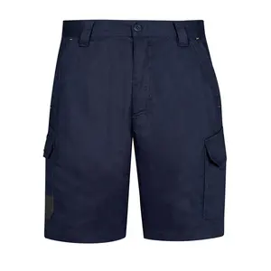 New Arrival 100% Cotton Heavyweight Men Short Pants Customize Navy Work Shorts Multi Pockets Cargo Pants For Summer