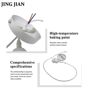 Cable <span class=keywords><strong>de</strong></span> Extensión <span class=keywords><strong>de</strong></span> Alimentación <span class=keywords><strong>de</strong></span> 1m con Enchufe EU/US, Lámpara Colgante <span class=keywords><strong>de</strong></span> Plástico con Base para Portalámparas E27 - Product Image 5