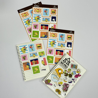 Feuille d'autocollants A4 A5 A6 personnalisée en vinyle imperméable, découpée à la forme, avec logo imprimé UV, colorée, pour agenda quotidien