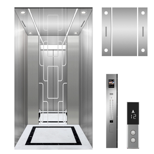 Ascenmrmrl yolcu asansörü dişlisiz AC 800kg kapasite ofis binası için 8 kişi Fuji 5 kat kaldırma - Product Image 1