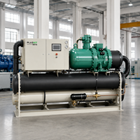 Refroidisseur automatique à double vis pour glycol, pour processus de production en usine chimique, fonctionnement fiable