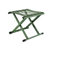 Tabouret pliant personnalisable en métal style train - Banc de pêche portable et robuste avec dossier épais pour extérieur et usage domestique