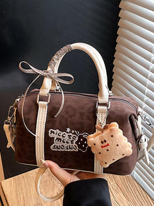 Bolso Boston Personalizado, Portátil, Nuevo, Popular, Vintage, el Mejor Bolso para Mujer, Moderno, de un Solo Hombro, Cruzado, para Llevar en la Mano - Product Image 3
