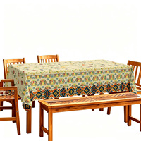 Nappe Rectangulaire Bohème à Motif Mandala, Protection de Table pour Salon, Décoration Intérieure, Prix Usine - Grande Vente