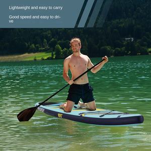 Planche de SUP <span class=keywords><strong>gonflable</strong></span> HY Sports, certifiée CE, double couche PVC/EVA, <span class=keywords><strong>15</strong></span> <span class=keywords><strong>cm</strong></span> d'épaisseur, 31 pouces de large, planche de ski nautique debout, pagaie - Product Image 4