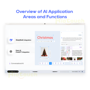 Ai Function Smart <strong>Whiteboard</strong> Software 65/75/86/98/100/105/110 Inch Smart Interactive Board Pizarra Digital For School Teaching - Product Image 2